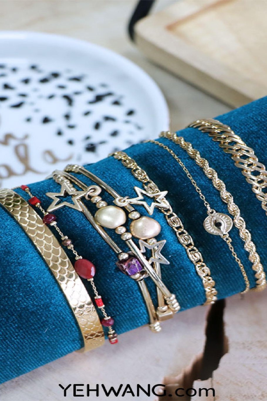 Display Bracelets Velvet Colors II Black Picture3
